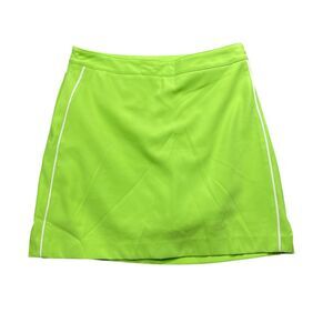 EP Pro 6 Skort Green Side Zipper Pockets Polyester‎ Blend